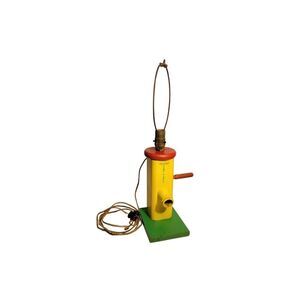 Playskool Pump a Ball Wooden Toy Lamp Handmade Custom Light Needs Rewired